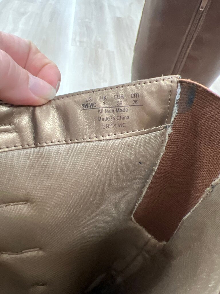 Brown Tall Riding Boots