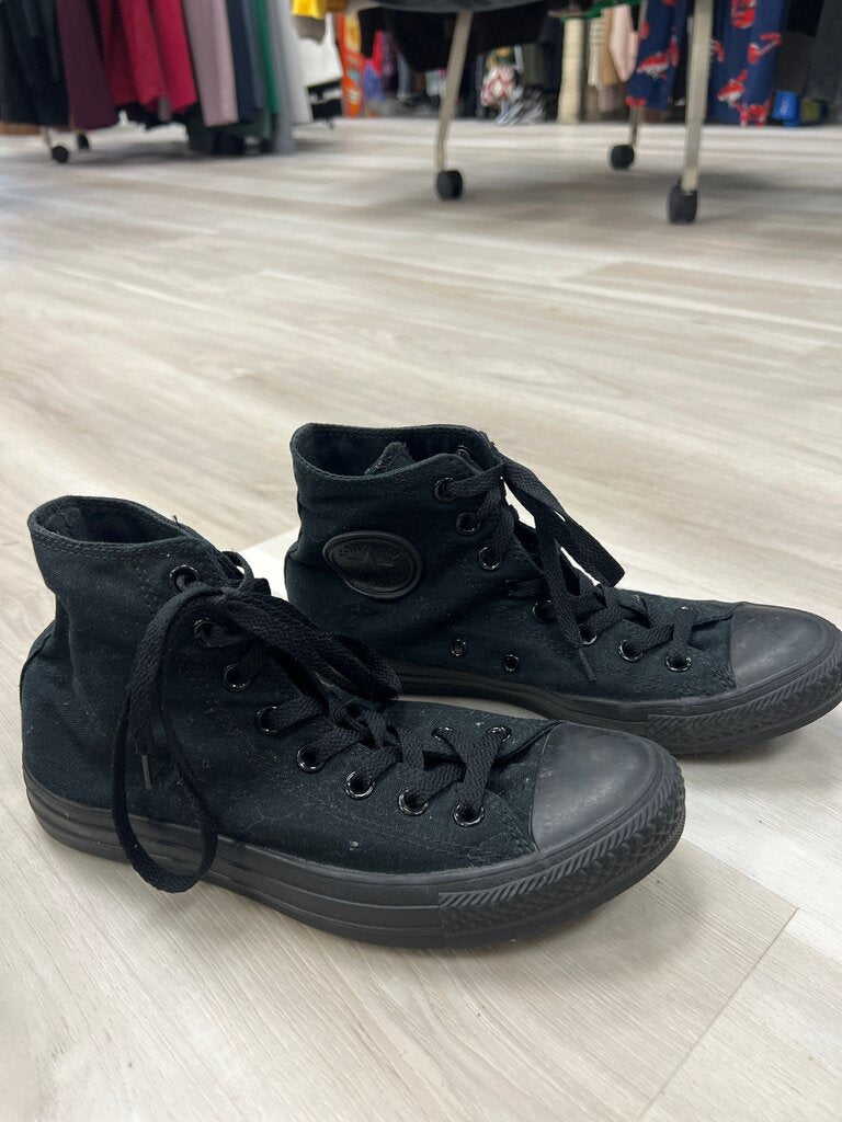 Black High-Top Sneakers