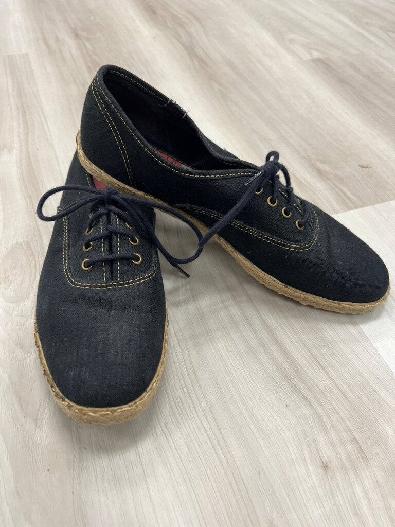 Keds Women's Black Canvas Espadrille Sneakers