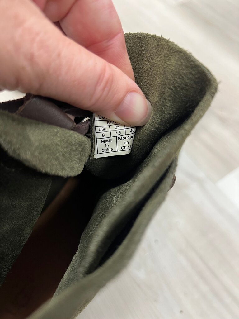 UGG Green Suede Ankle Boot
