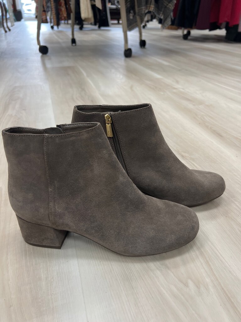 Brown Suede Ankle Boots