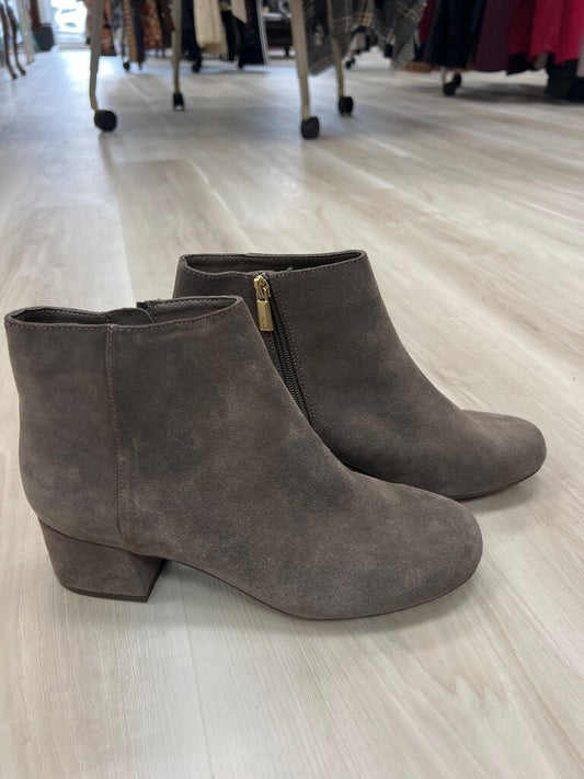 Kenneth Cole Reaction Brown Suede Ankle Boots NEW
