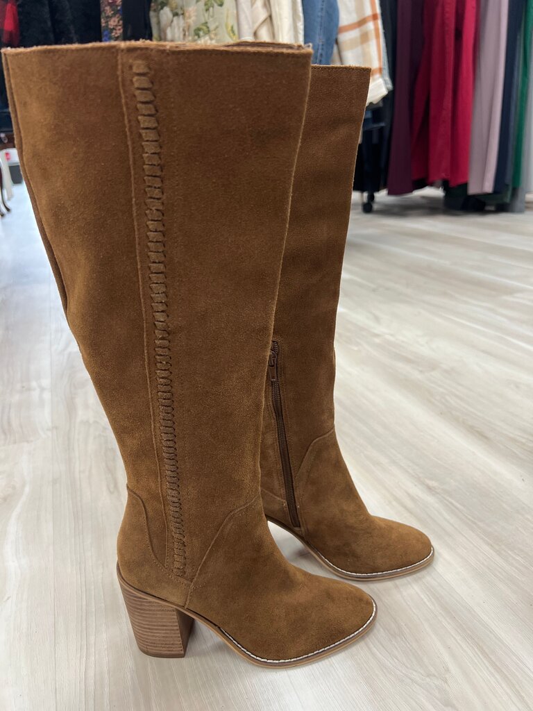 Steve Madden Roxana Chestnut Knee-High Heeled Boots