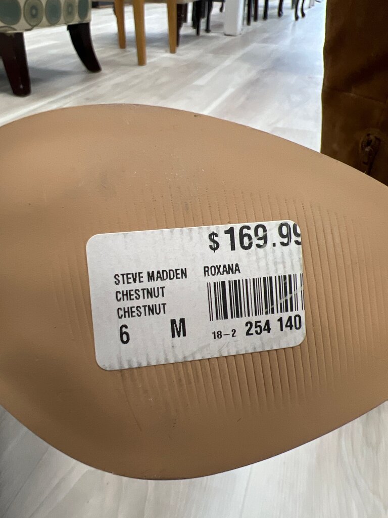 Steve Madden Roxana Chestnut Knee-High Heeled Boots