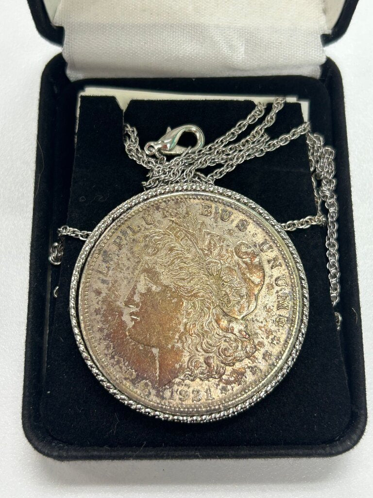 1921 Morgan Silver Dollar Necklace
