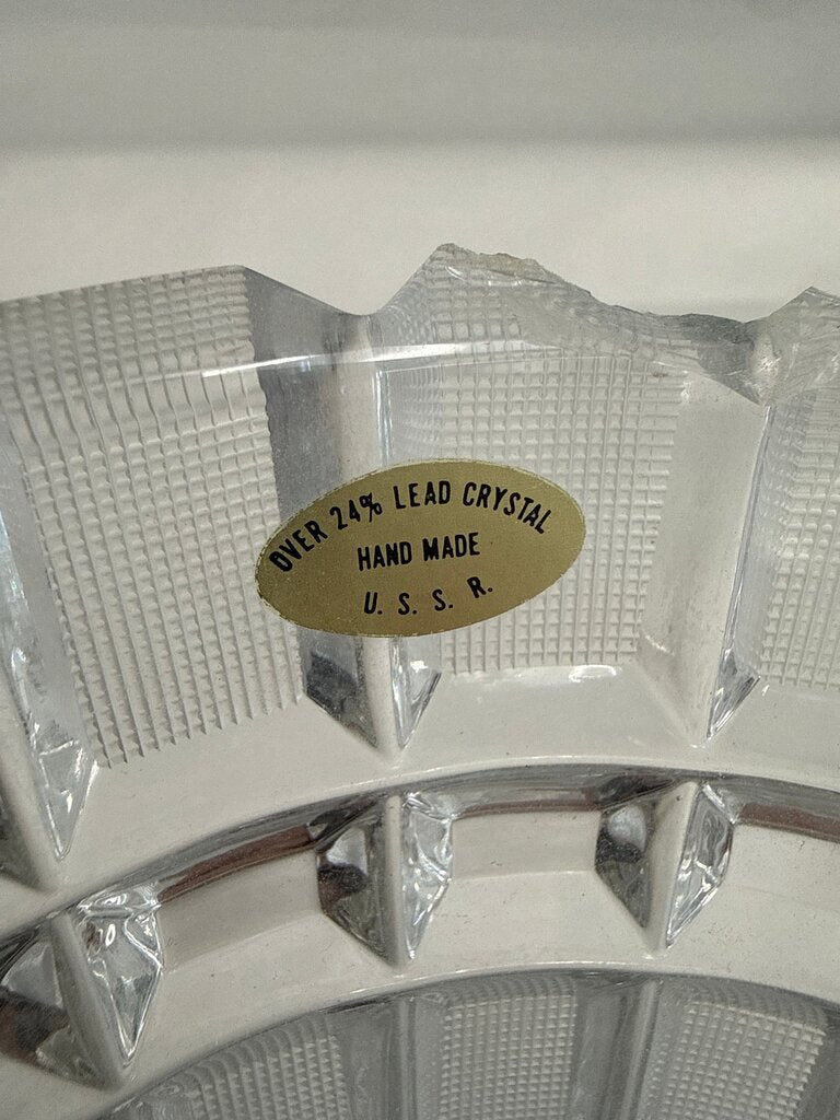 Handmade Lead Crystal Bowl