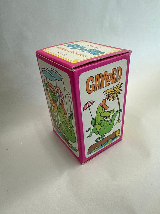 Avon Freddy the Frog Bubble Bath Mug (original contents intact, not for use)