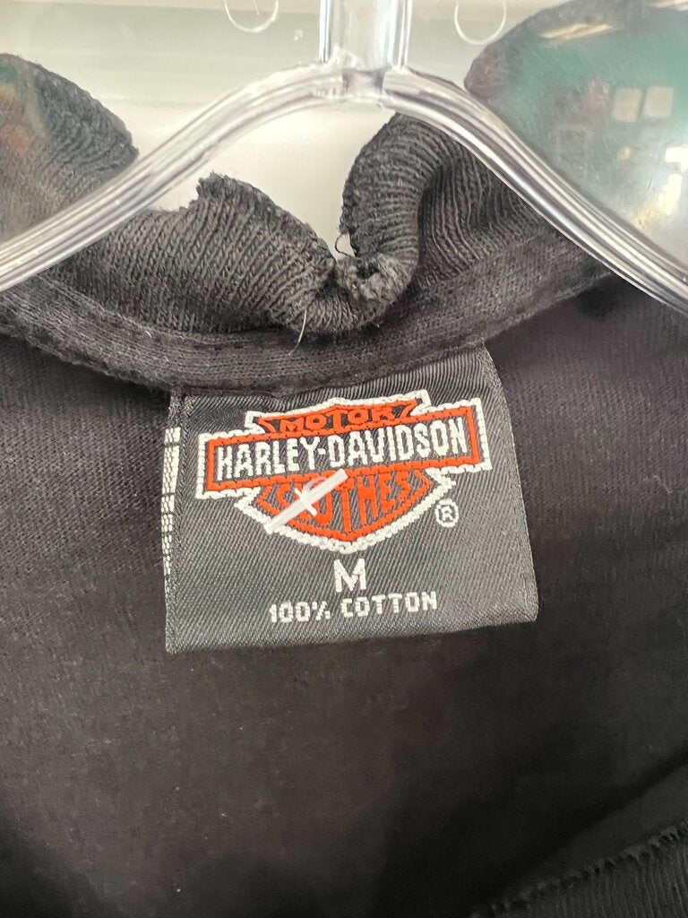Harley Davidson Women's Black Cropped Top