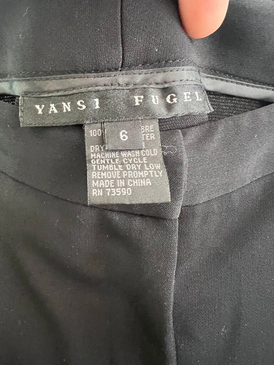 Yansi Fugel Women's Black Pants