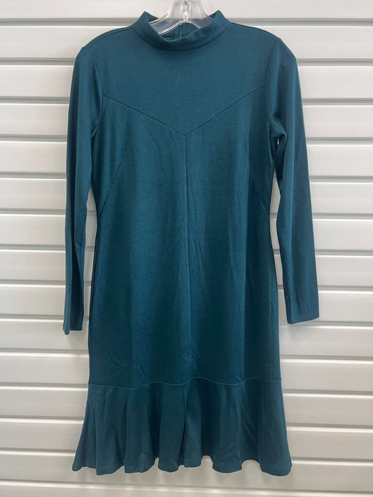 Ann Taylor Long Sleeve Teal Dress 4