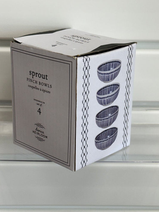Sprout Pinch Bowls Set of 4 New in Box