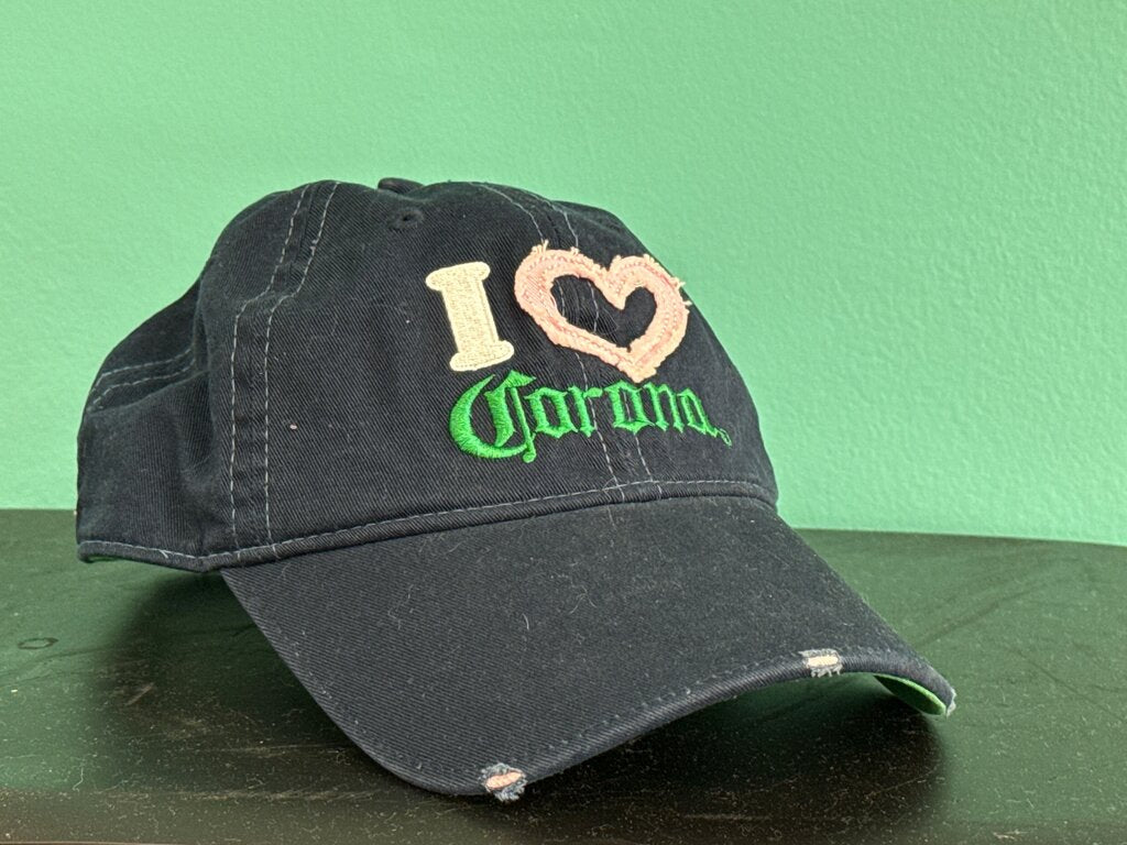 I Love Corona Navy Blue Cap