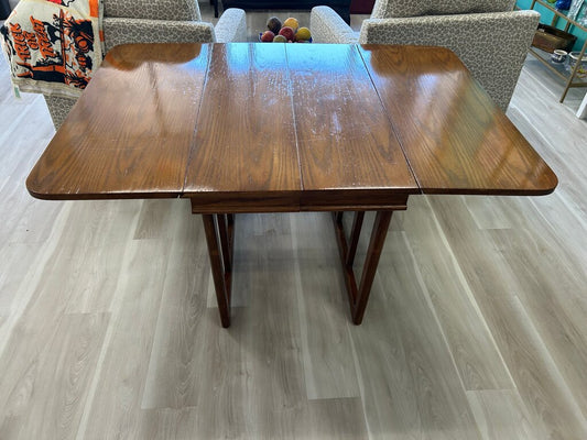 Vintage Oak Drop Leaf Dining Table