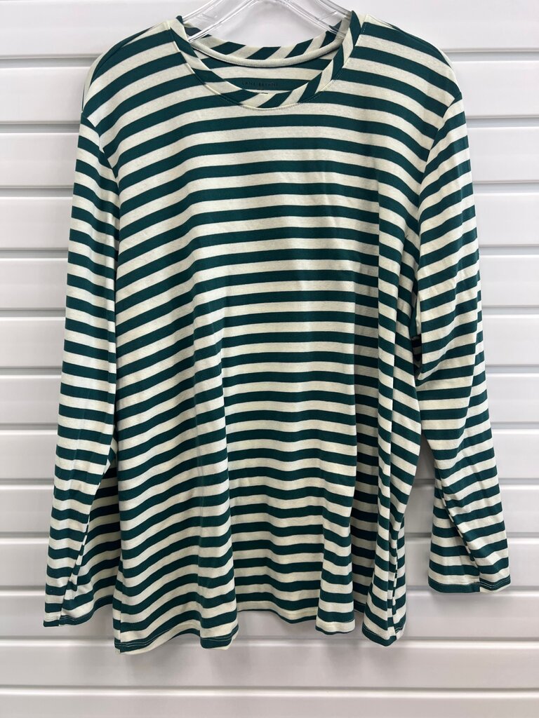 Lane Bryant Striped Long Sleeve Top