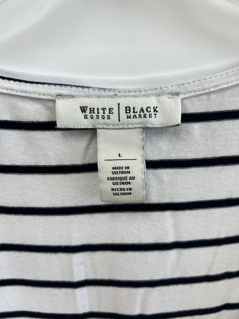White House Black Market Striped Tee