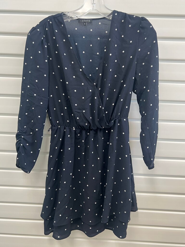 1.STATE Dot Print Dress