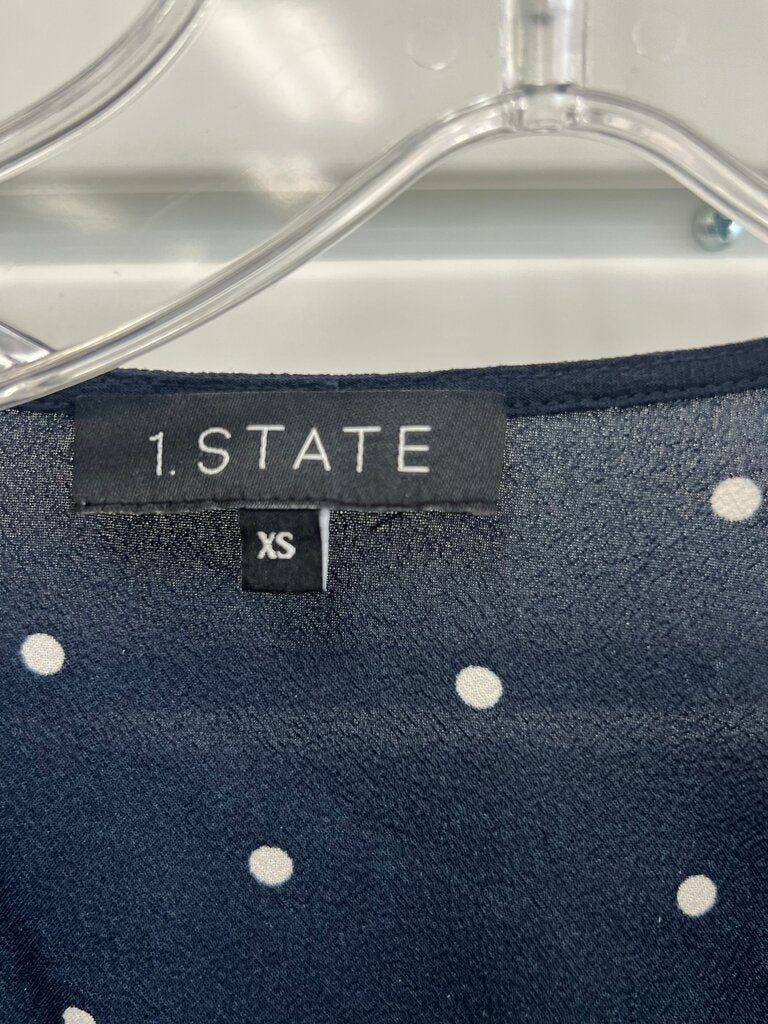 1.STATE Dot Print Dress