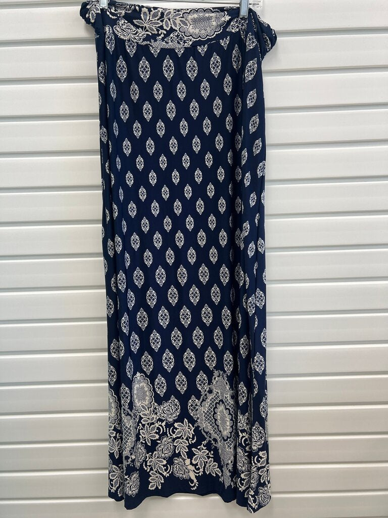 Gilli Navy Maxi Dress with Floral Print