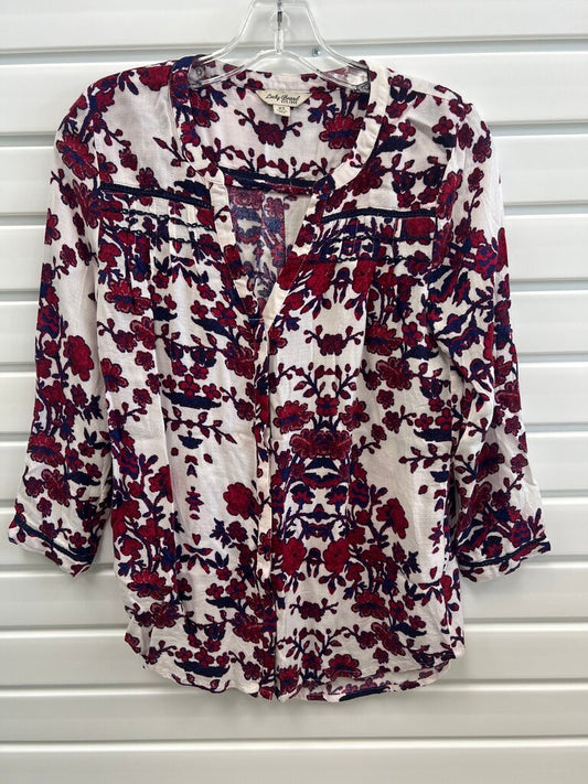Lucky Brand Floral Print Blouse