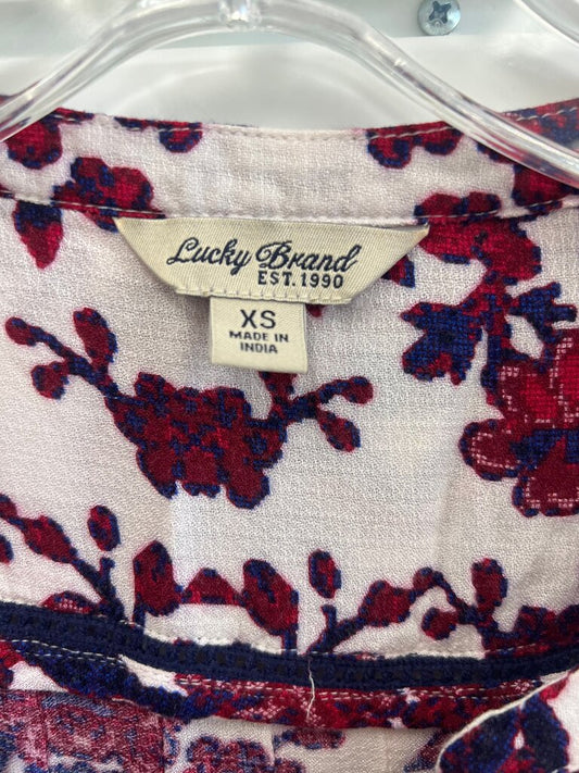 Lucky Brand Floral Print Blouse
