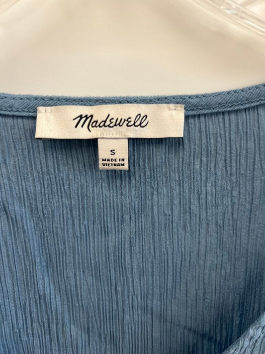 Madewell Long Sleeve Blue Top