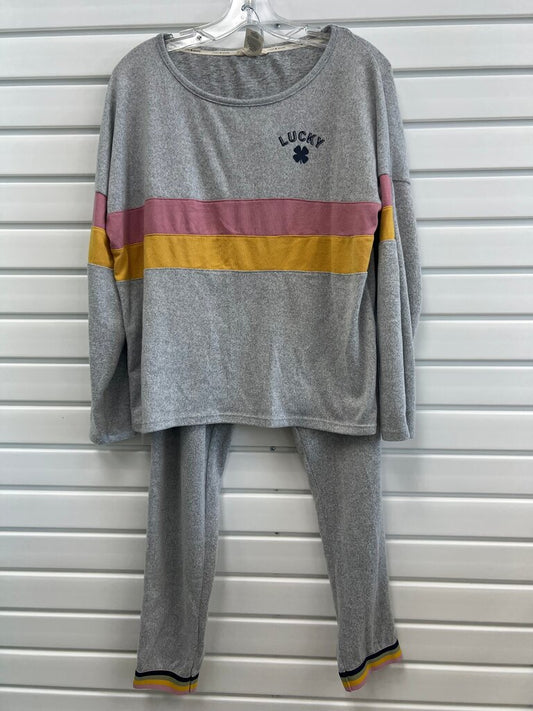 Lucky Brand Women's Gray Two-Piece Lounge Set