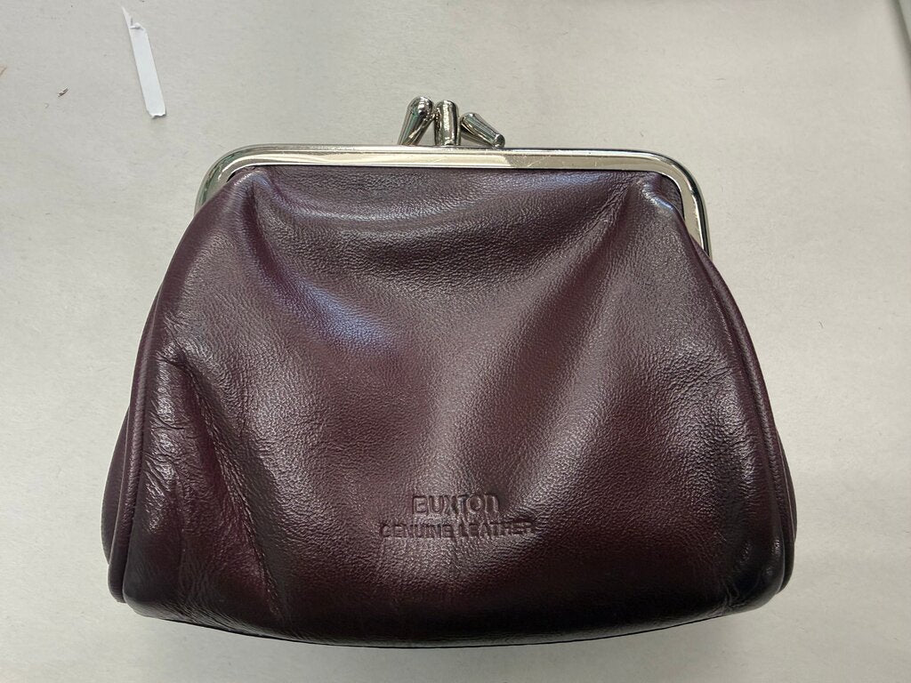 Buxton Leather Coin Purse