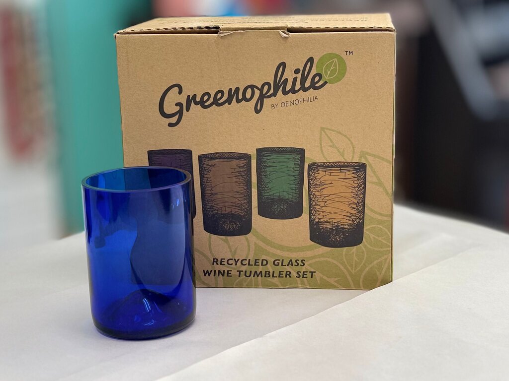 Greenophile Recycled Glass Wine Tumbler Set