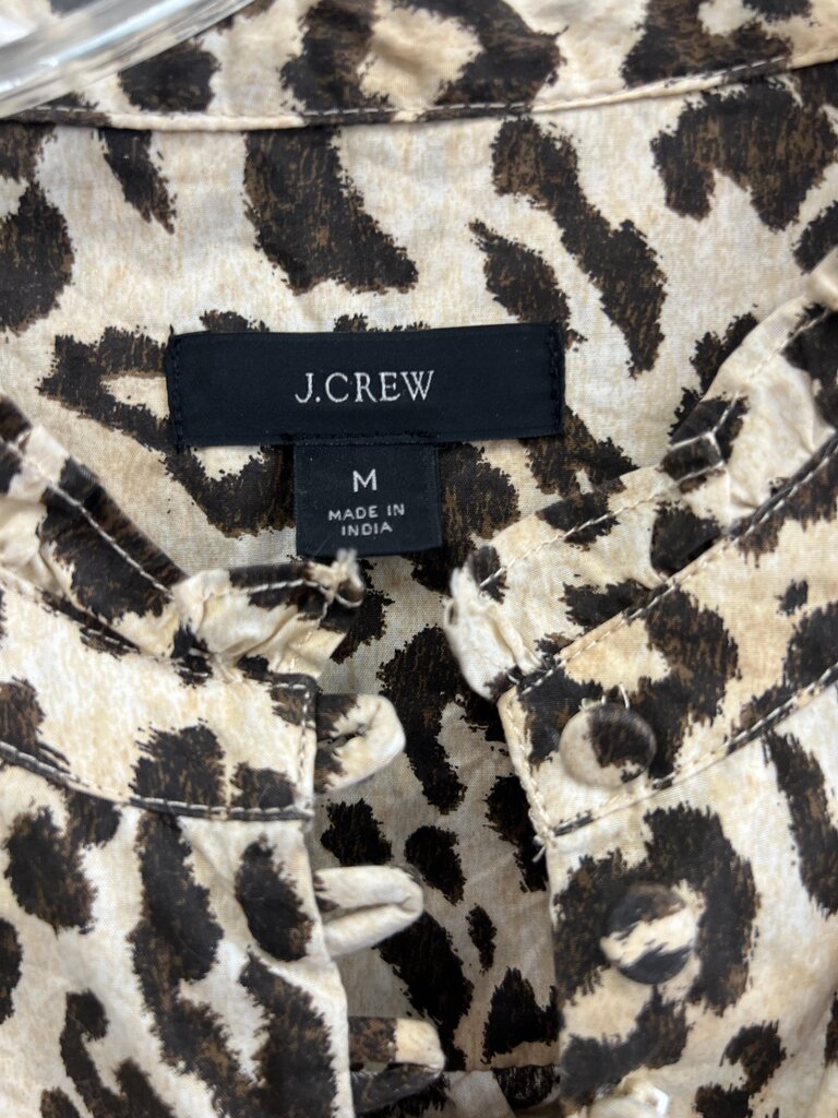 J.Crew Leopard Print Blouse