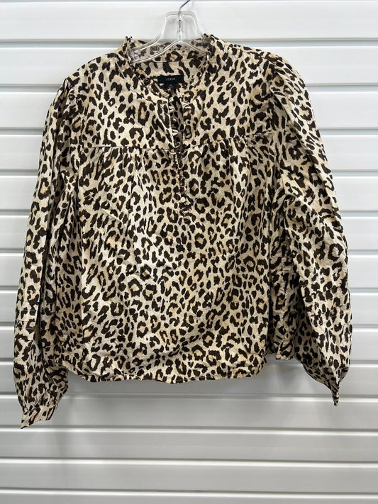 J.Crew Leopard Print Blouse