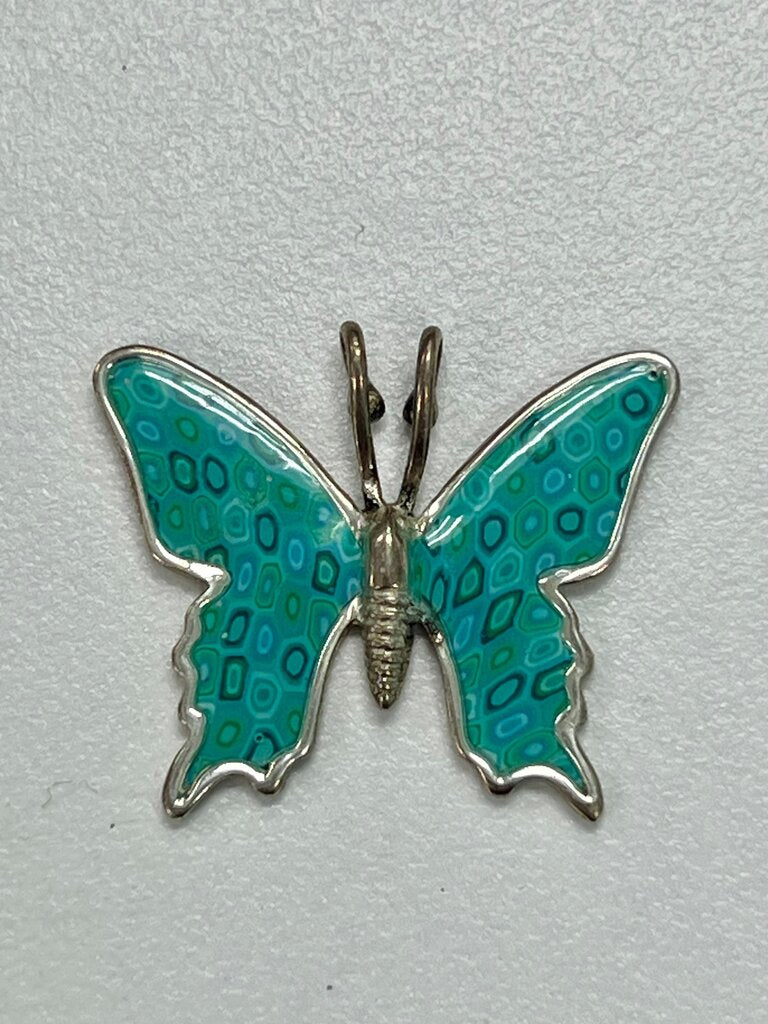 Turquoise Butterfly Pendant