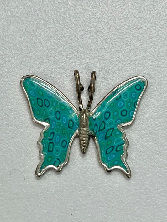 Turquoise Butterfly Pendant