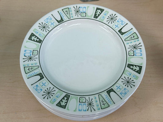 Atomic-Pattern Cocktail Plate Set (9)