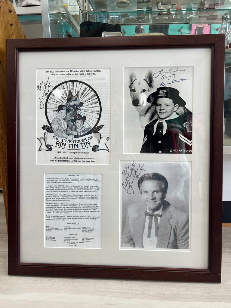 Framed Memorabilia of Rin Tin Tin TV Show
