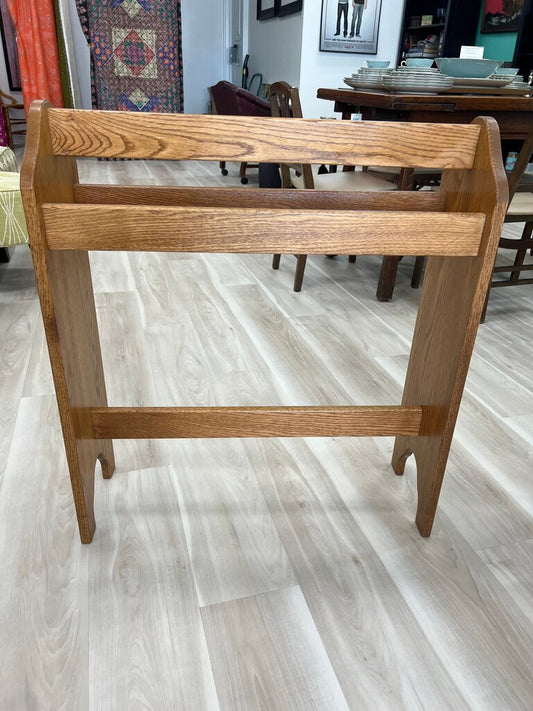 Wooden Blanket Rack