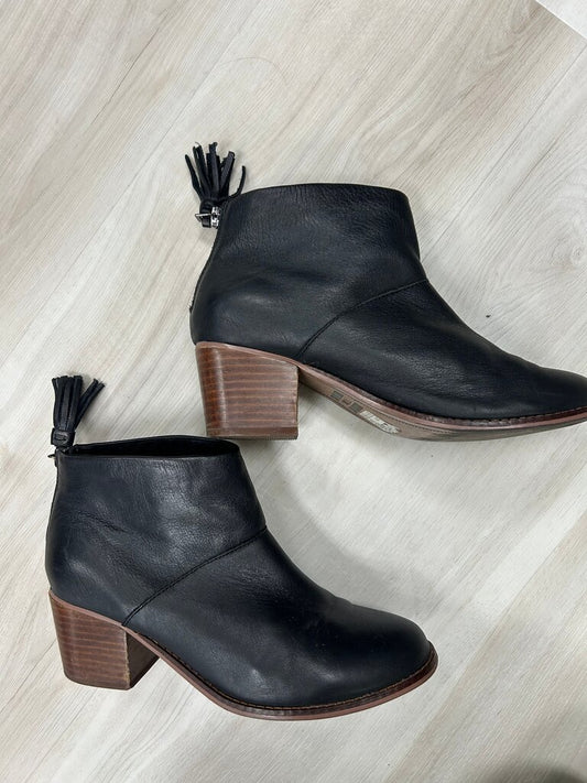 Black TOMS Ankle Boots