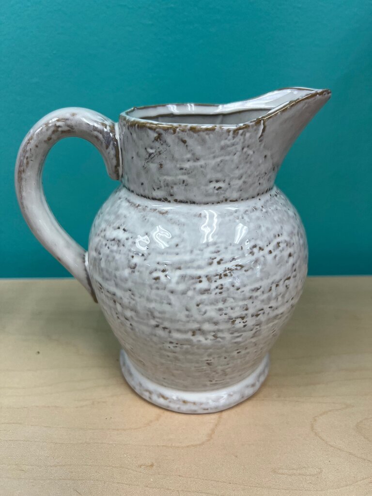 Ceramic Pitcher with Handle