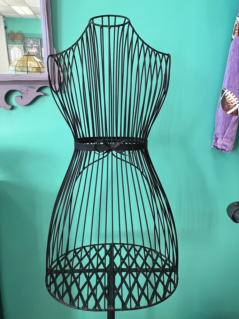 Scrollwork Wire Dress Form Display Stand