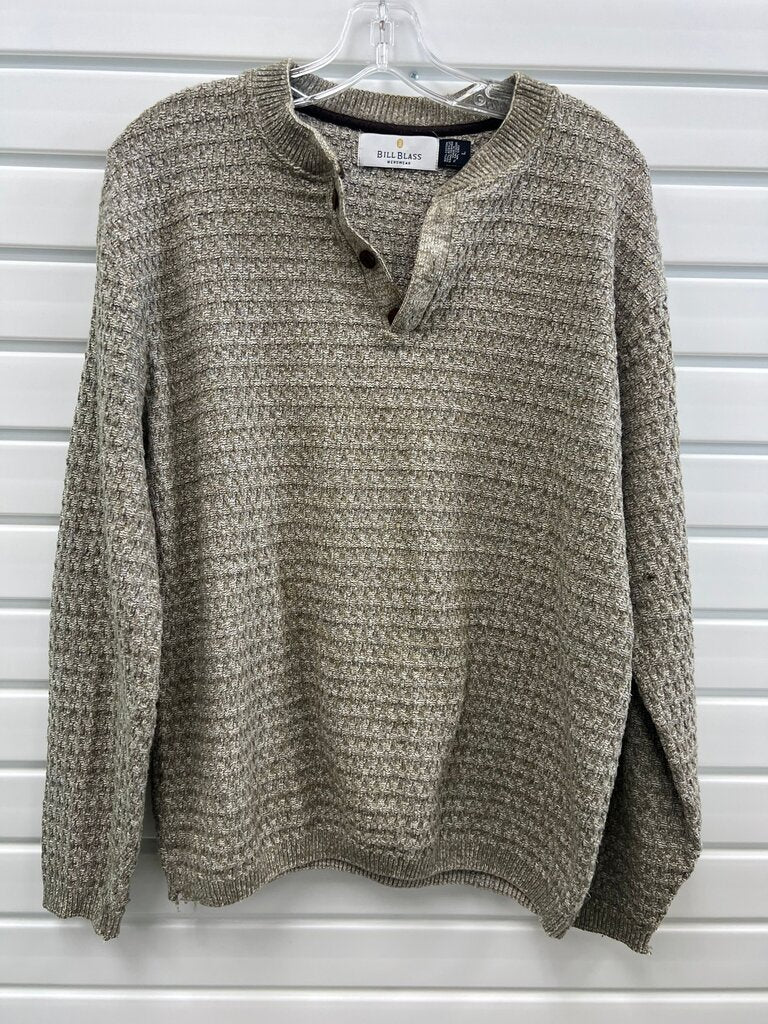 Bill Blass Menswear Beige Knit Sweater