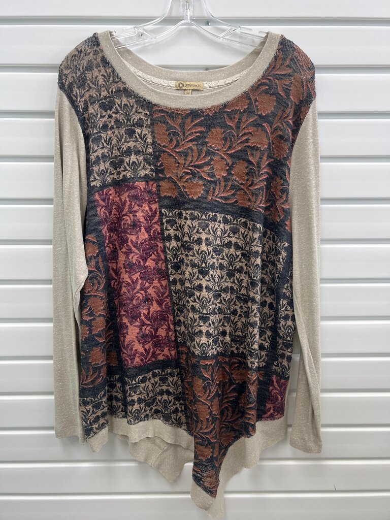 Democracy Women's Long Sleeve Patterned Top