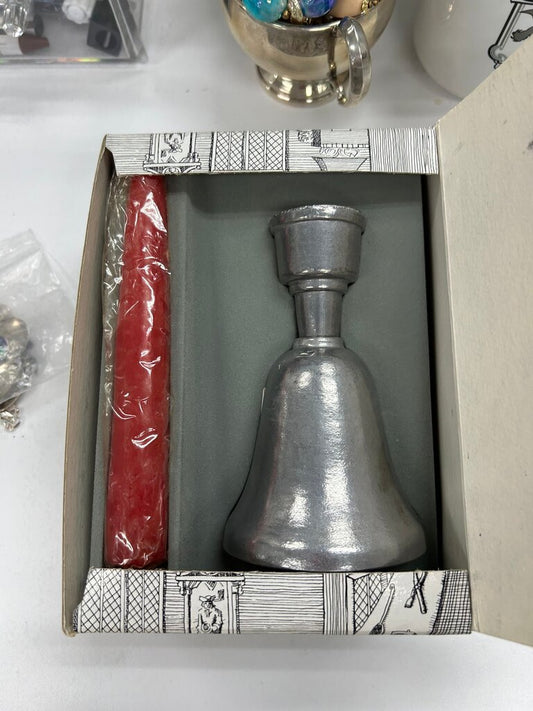 Amway Anvilcraft Dinner Bell and Candle Set