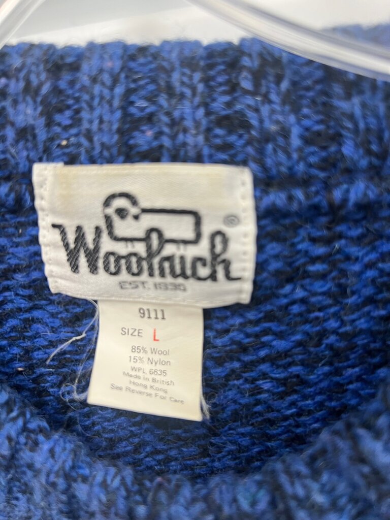 VintageWoolrich Blue Knit Sweater