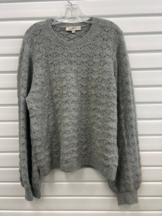 LOFT Women's Gray Knit Sweater