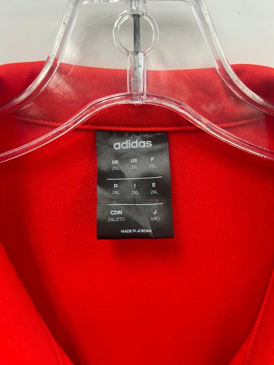 Adidas Red Zip-up Jacket