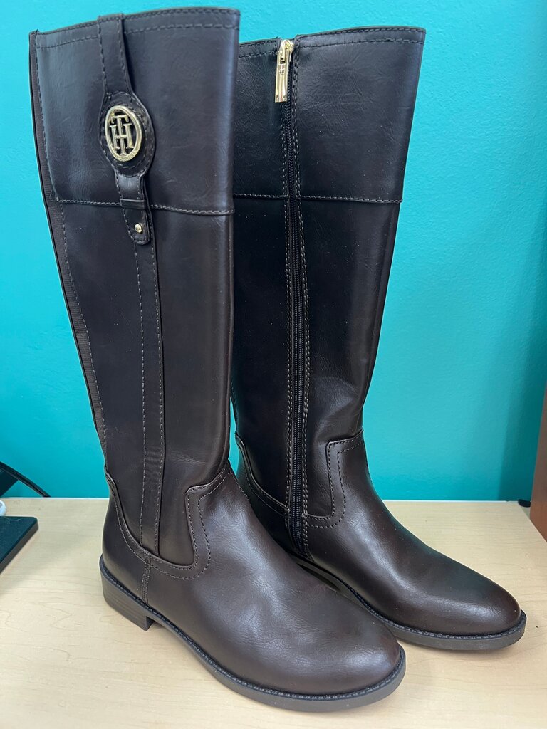 Dark Brown Knee-High Boots