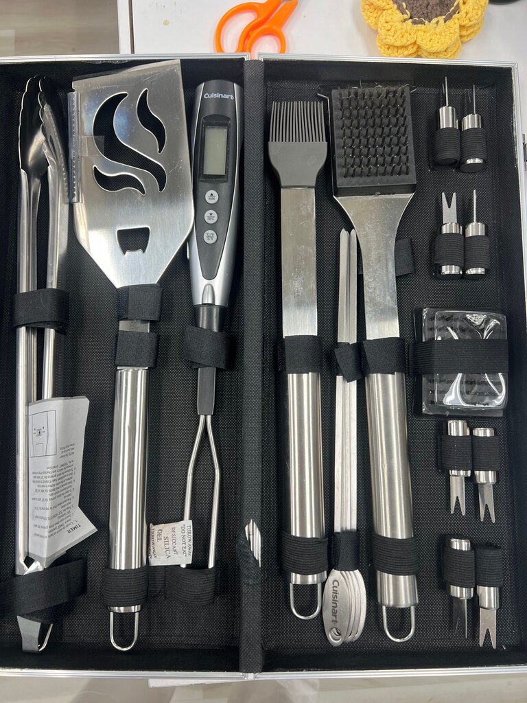 Cuisinart Grill Tool Set with Thermometer