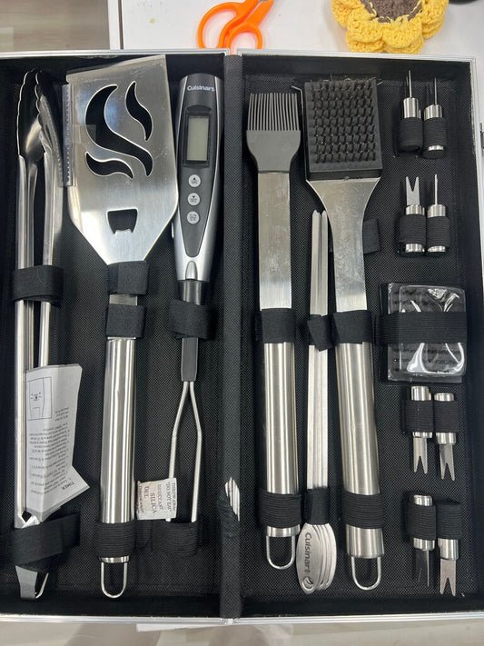 Cuisinart Grill Tool Set with Thermometer