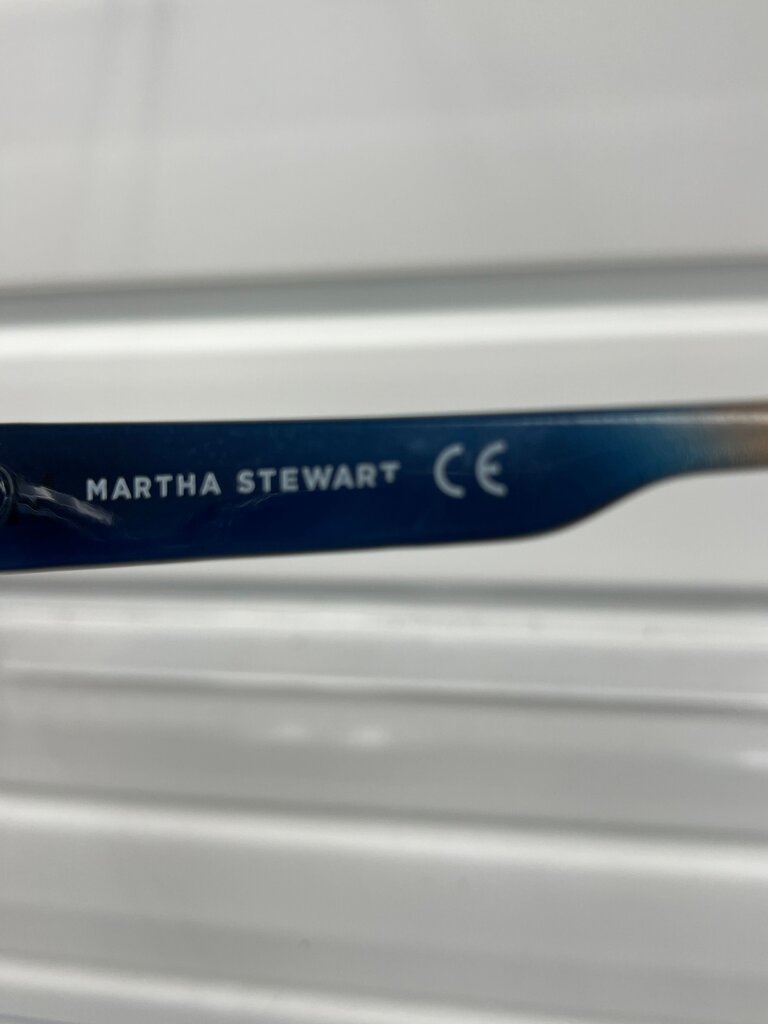 Martha Stewart Oversized Square Sunglasses – Navy Tan Ombré Frame