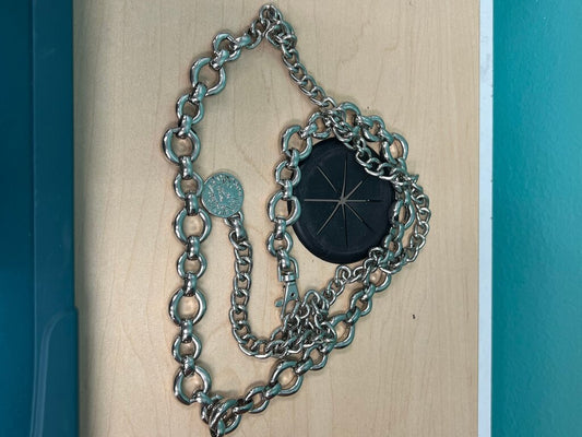 Anne Klein Silver Chain Belt