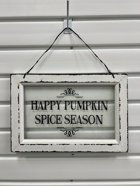 Happy Pumpkin Spice Season Wall Decor